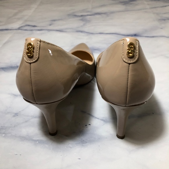 Cole Haan Grand OS Nude Patent Leather Heels Pumps - Picture 7 of 8